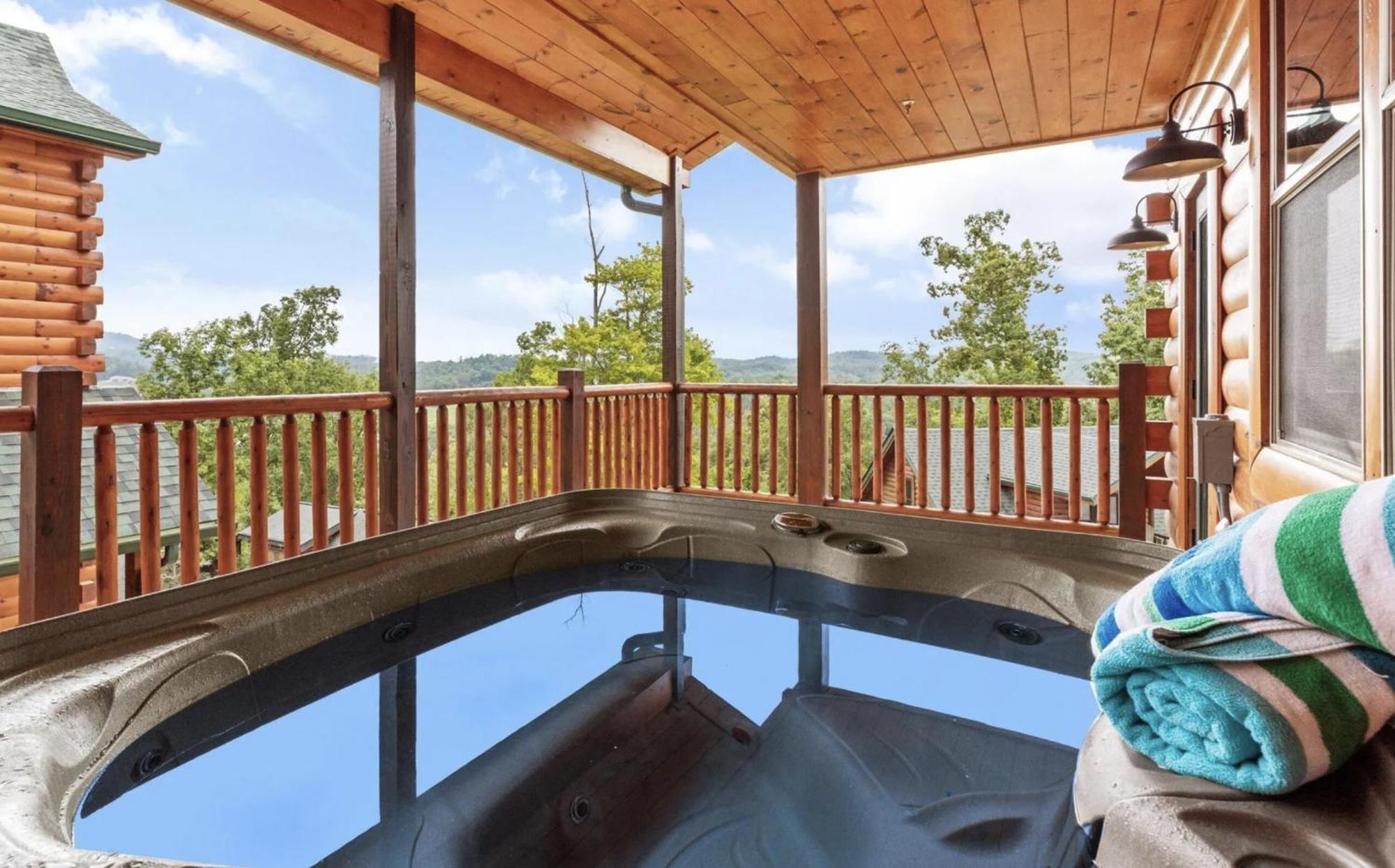 New Luxury Cabin With Indoor Pool, Hot Tub, & Theater Villa พิเจนฟอร์จ ภายนอก รูปภาพ